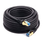 QualGear Cat 7 Ethernet Cable 50 ft Black QG-CAT7R-50FT-BLK