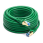 QualGear Cat 7 Ethernet Cable 50 ft Green QG-CAT7R-50FT-GRN