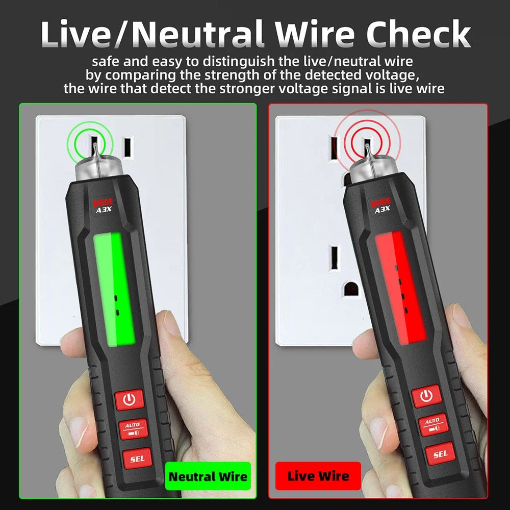 BSIDE A3X Voltage Tester Pen with NCV Detection