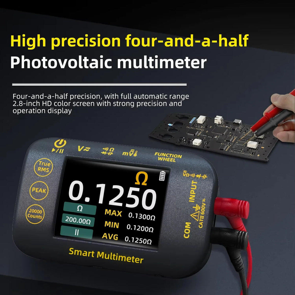 BSIDE S450 Intelligent Digital Multimeter 20000 Counts Voltage Real