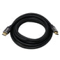 QualGear ultra high-speed HDMI 2.1 cable coiled, black, 10 ft