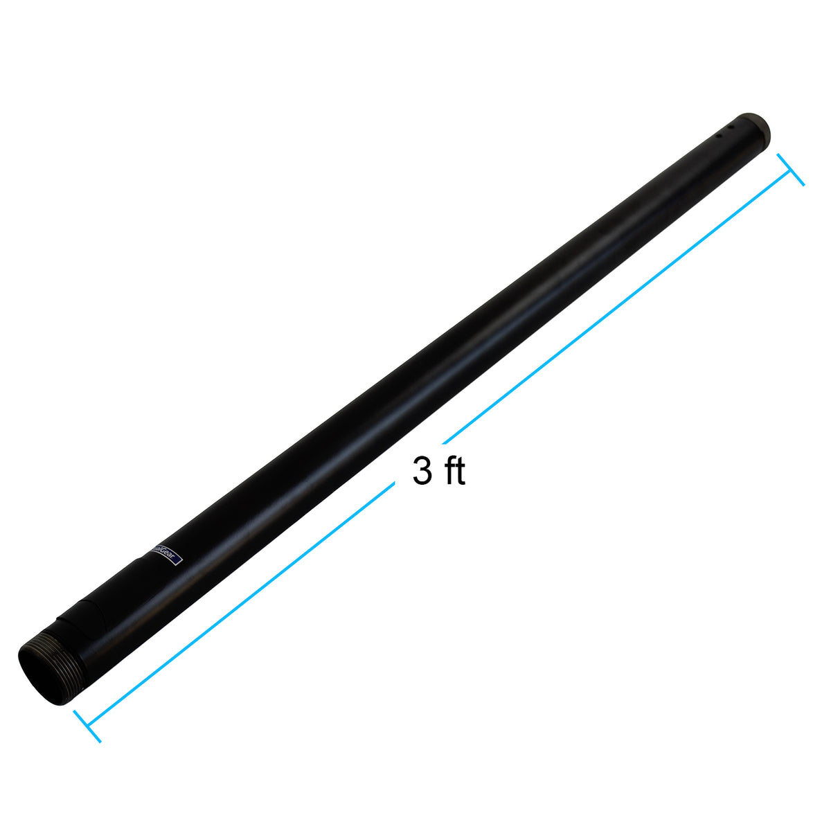 QualGear Pro-AV 1.5 in NPT projector mount extension pipe.
