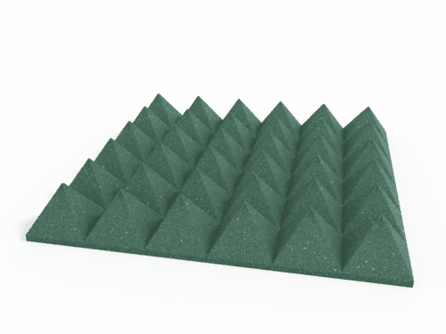 4 Inch Acoustic Foam Pyramid Style Panels - 13 Color Options