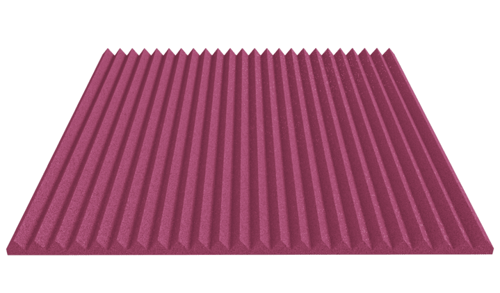 1 Inch Acoustic Foam Wedge Style Panels - 13 Color Options