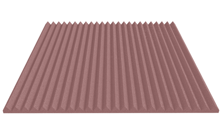 1 Inch Acoustic Foam Wedge Style Panels - 13 Color Options
