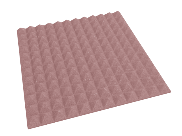 2 Inch Acoustic Foam Pyramid Style Panels - 13 Color Options