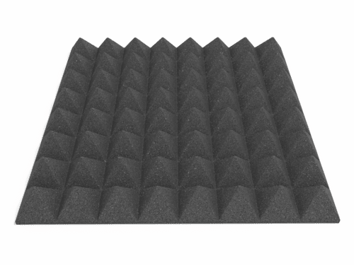 3 Inch Acoustic Foam Pyramid Style Panels - 13 Color Options