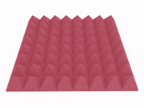 3 Inch Acoustic Foam Pyramid Style Panels - 13 Color Options