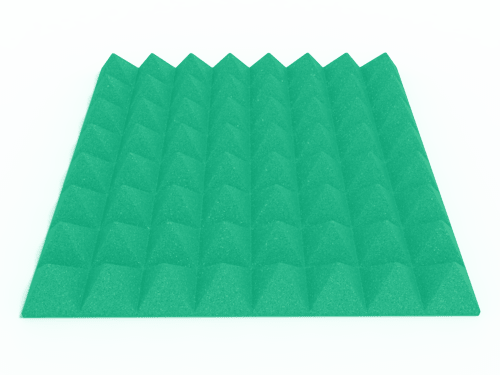 3 Inch Acoustic Foam Pyramid Style Panels - 13 Color Options
