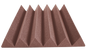 4 Inch Acoustic Foam Wedge Style Panels - 13 Color Options