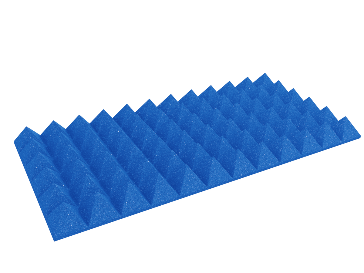 4 Inch Acoustic Foam Pyramid Style Panels - 13 Color Options