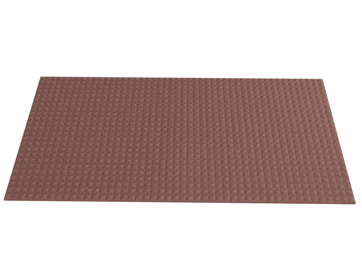 1 Inch Acoustic Foam Pyramid Style Panels - 13 Color Options