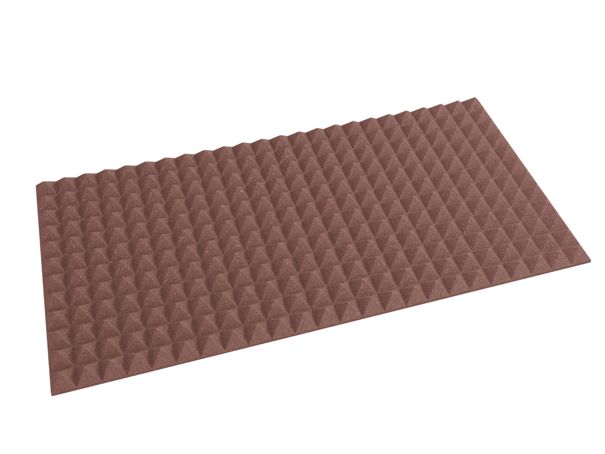 2 Inch Acoustic Foam Pyramid Style Panels - 13 Color Options