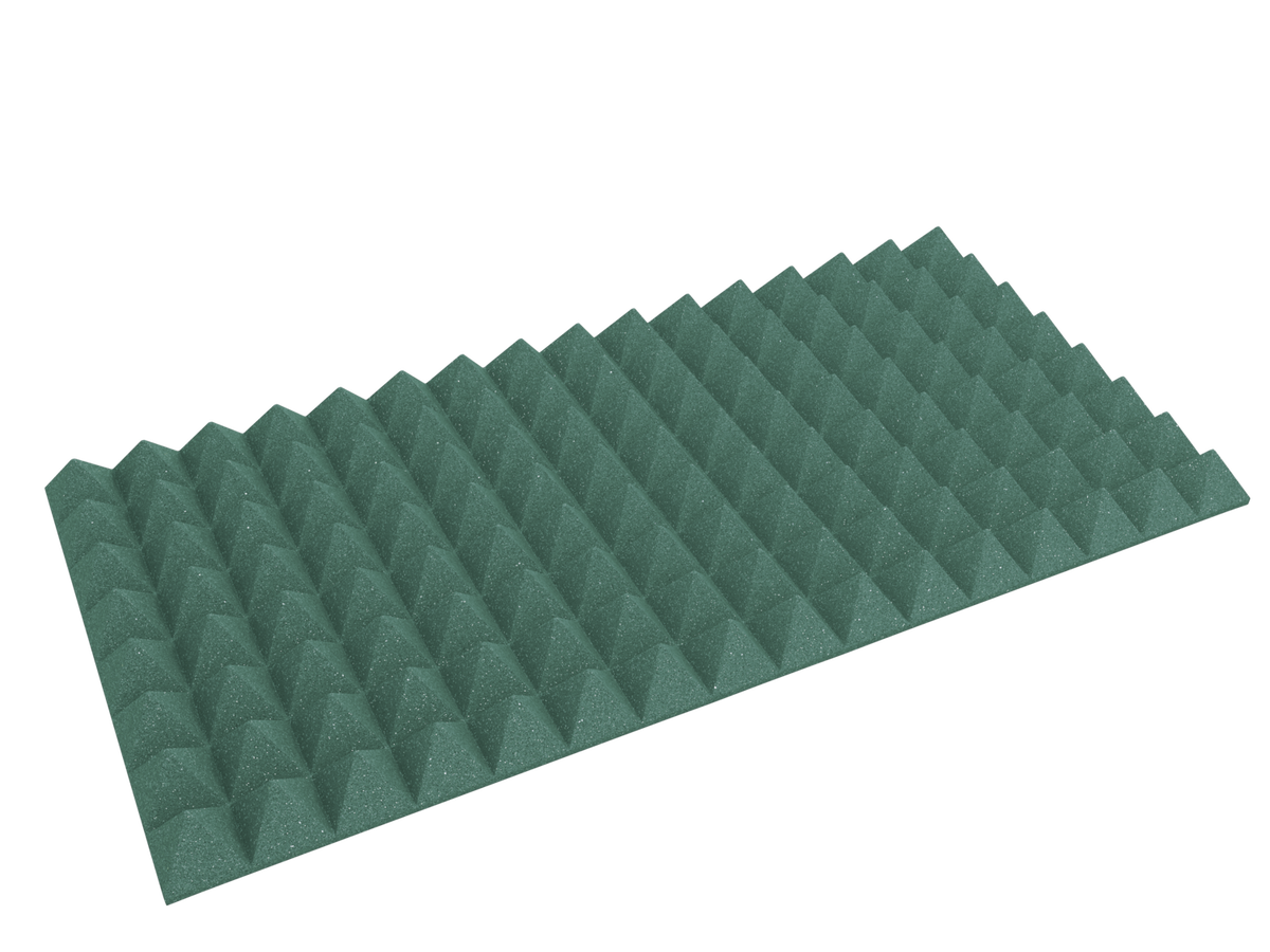 3 Inch Acoustic Foam Pyramid Style Panels - 13 Color Options