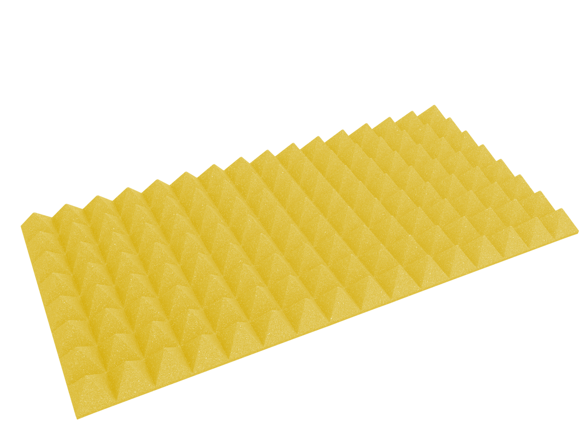 3 Inch Acoustic Foam Pyramid Style Panels - 13 Color Options
