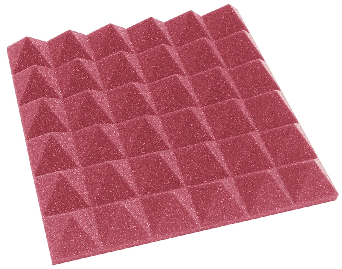 2 Inch Acoustic Foam Pyramid Style Panels - 13 Color Options