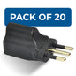 Italy Travel Adapter - Type L - Industrial Grade (IG-12A)