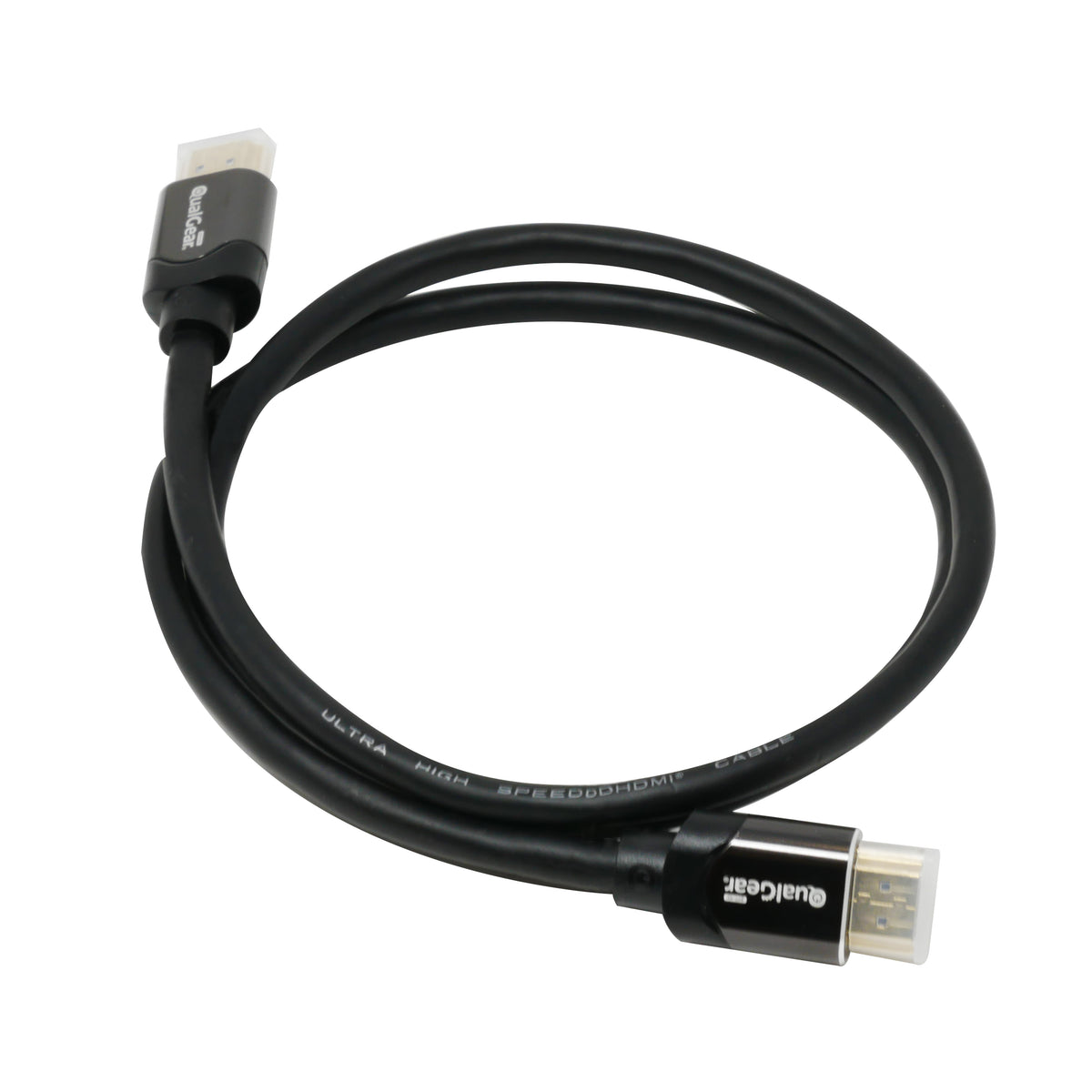 QualGear ultra high-speed HDMI 2.1 cable 8K 60 hz 4K 120 hz 48 gbps black.
