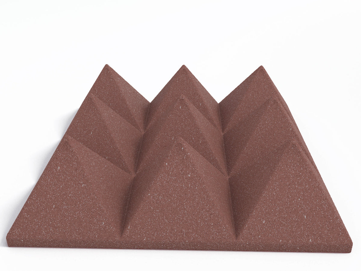 4 Inch Acoustic Foam Pyramid Style Panels - 13 Color Options