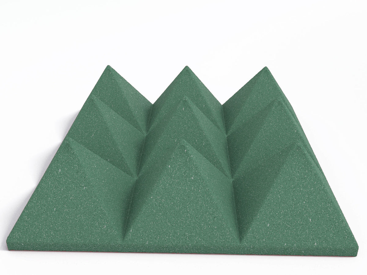 4 Inch Acoustic Foam Pyramid Style Panels - 13 Color Options