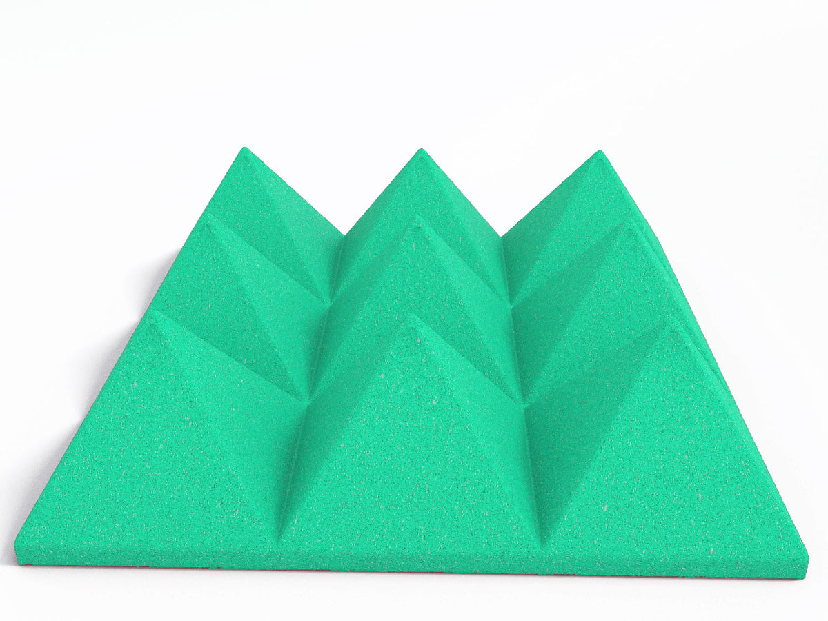 4 Inch Acoustic Foam Pyramid Style Panels - 13 Color Options