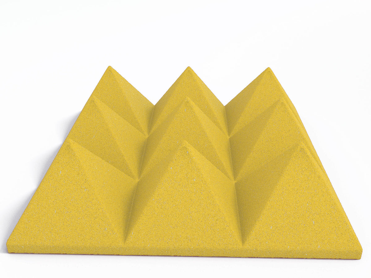 4 Inch Acoustic Foam Pyramid Style Panels - 13 Color Options