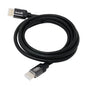 QualGear ultra high-speed HDMI 2.1 cable coiled, black, 6 ft