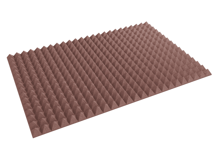 3 Inch Acoustic Foam Pyramid Style Panels - 13 Color Options