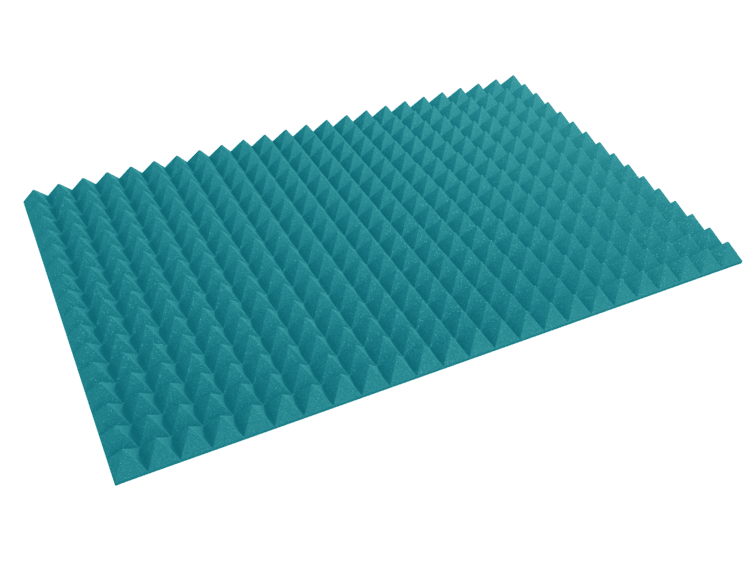 3 Inch Acoustic Foam Pyramid Style Panels - 13 Color Options