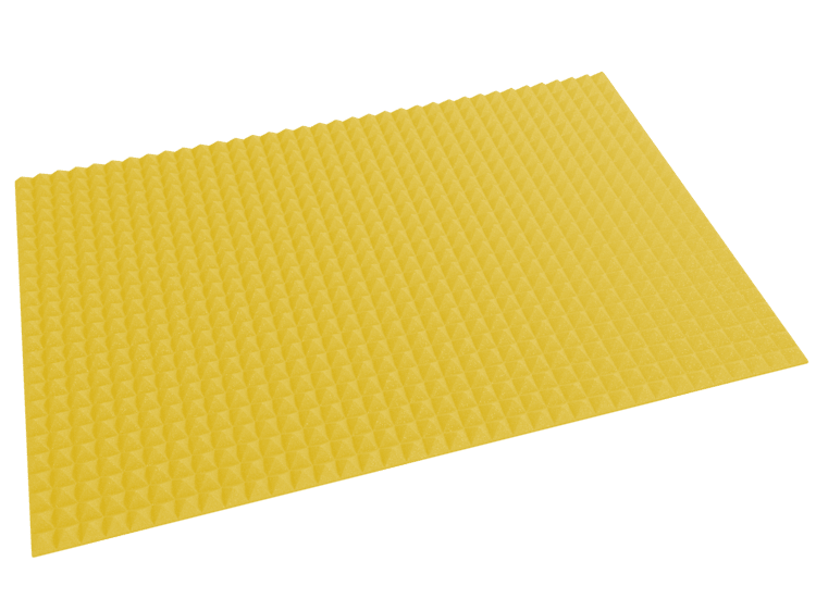 2 Inch Acoustic Foam Pyramid Style Panels - 13 Color Options