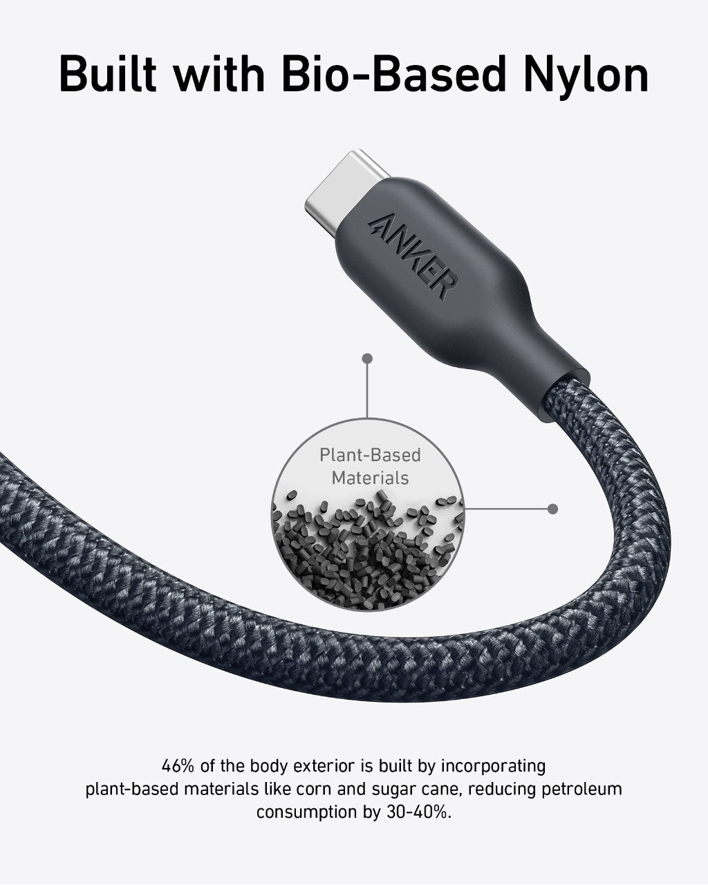 Anker 543 USB-C to USB-C Cable (Bio-Braided)