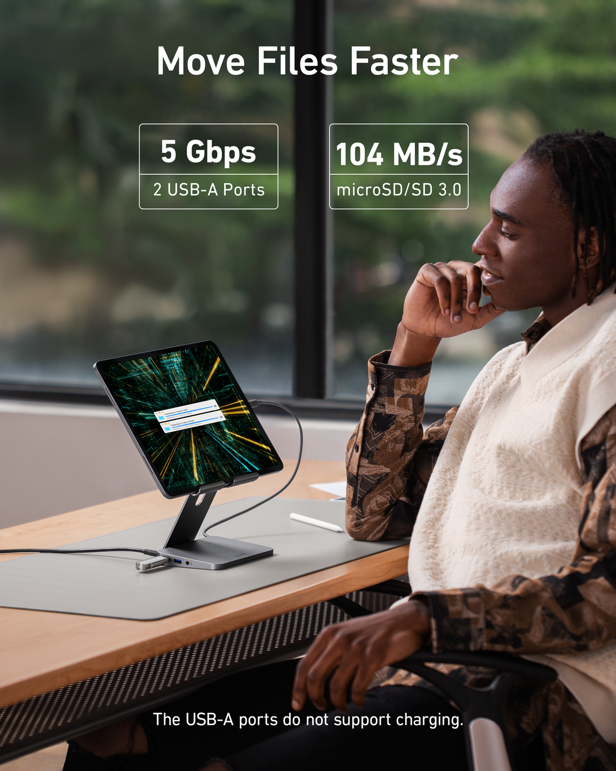 Anker 551 USB-C Hub (8-in-1, Tablet Stand)