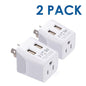 Australia, China Travel Adapter - Type I - USB A + USB C (CTU-16)
