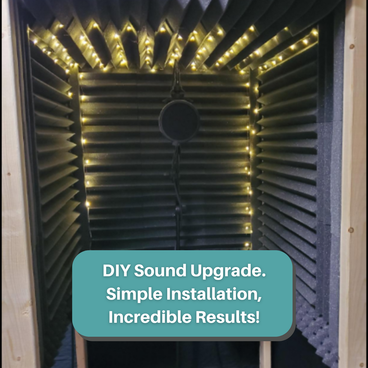 Small Vocal Booth Acoustic Foam Bundle - DIY Vocal Booth Acoustic Treatment