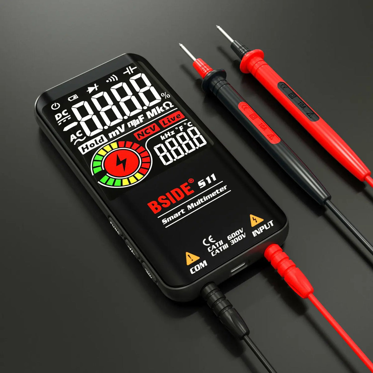 BSIDE S10/S11 Smart Multimeter with Color LCD & NCV Test