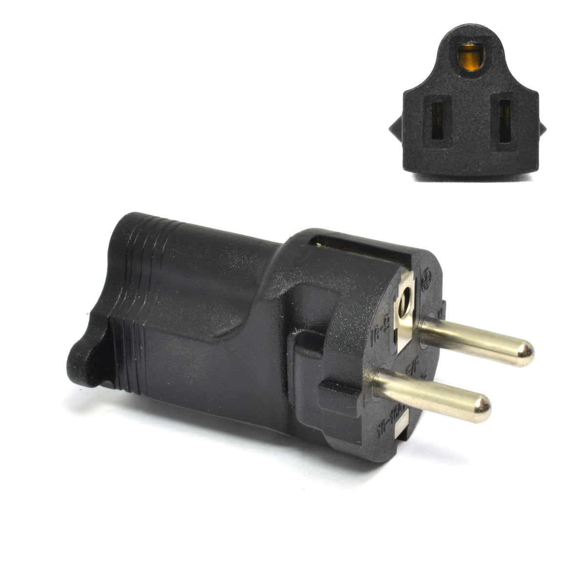 Europe (Schuko) Travel Adapter - Type E/F - Industrial Grade (IG-9)