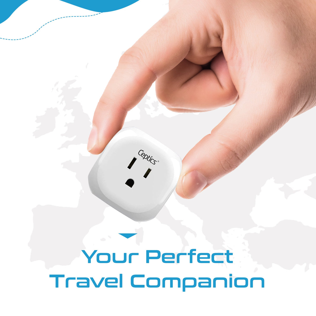 Australia, New Zealand, China Travel Plug Adapter - 4 in 1 - Ultra Compact - Light Weight (PT-16)