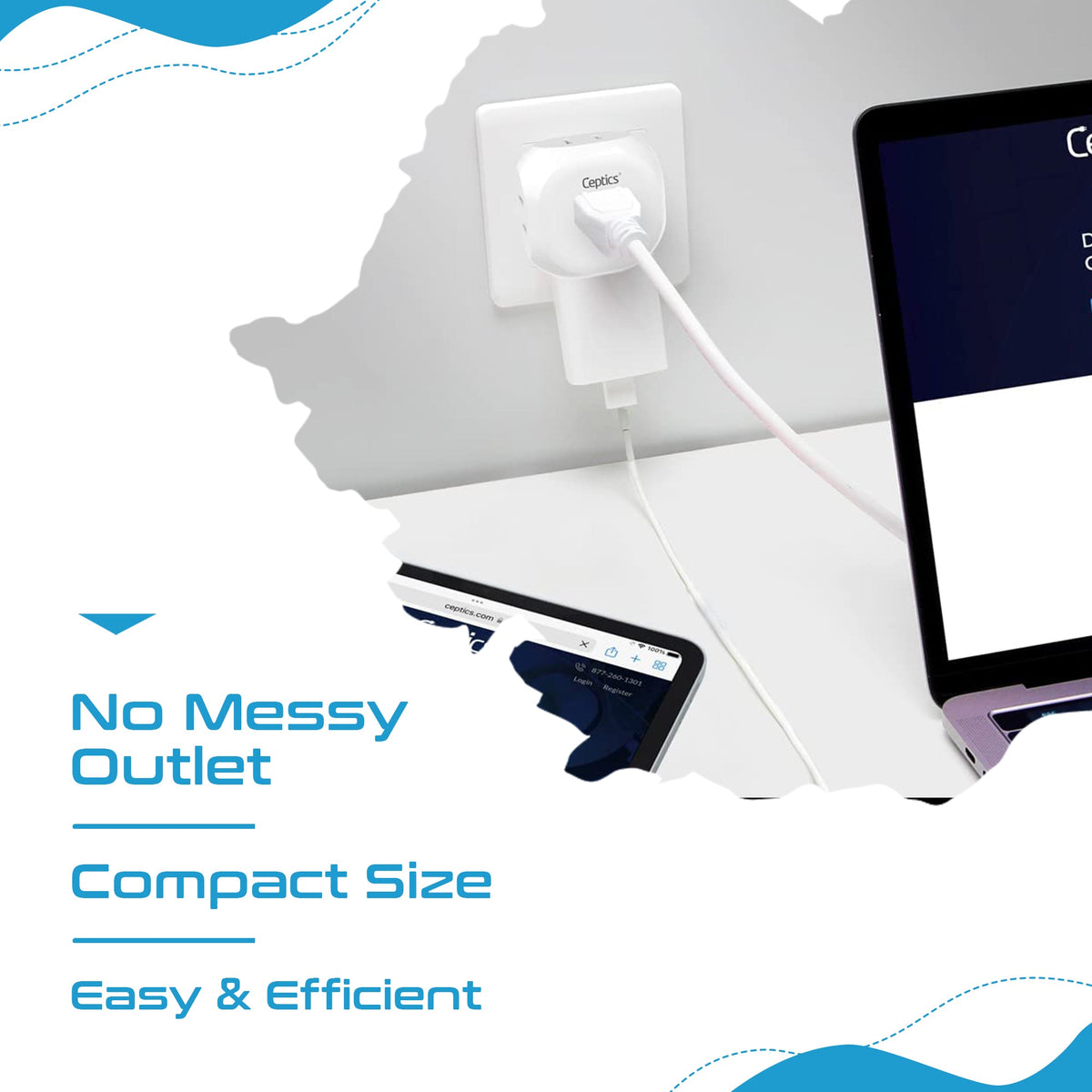 European Travel Plug Adapter - 4 in 1 - Ultra Compact - Light Weight - 2 Pack (PT-9C-2PK)