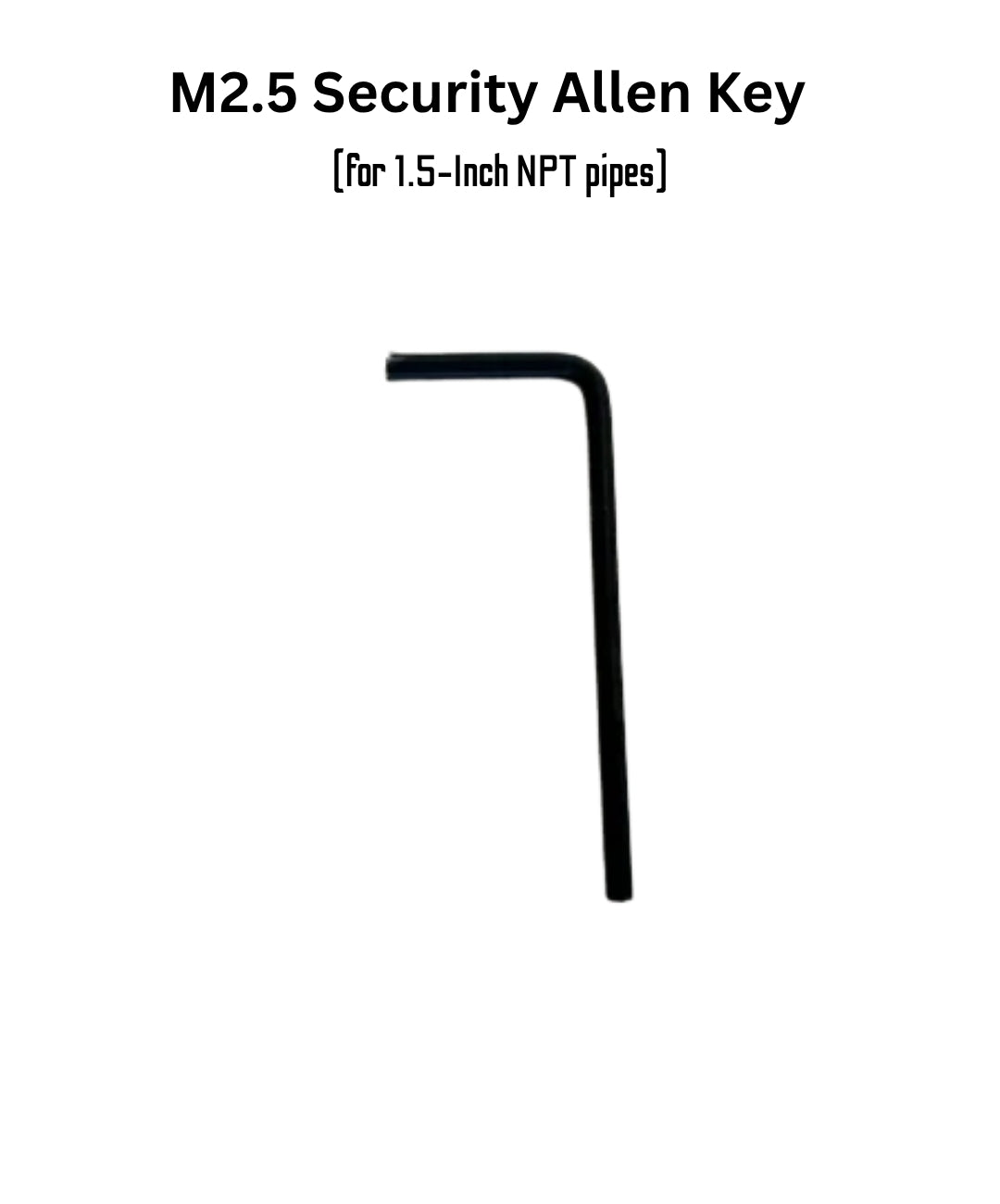 QualGear Pro-AV security allen wrench M4-M6 or M2.5, for projector mounts and kits.
