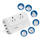 200W Step Down Converter – 2x outlets & 3 USB-A + 1 USB-C – AC 220-240V to 110V-120V Travel Voltage Converter - (PU-200X)