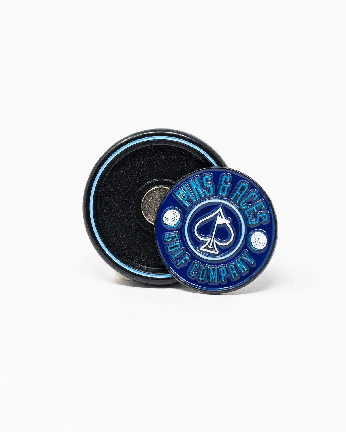 Pop Out Medallion Ball Marker - Navy