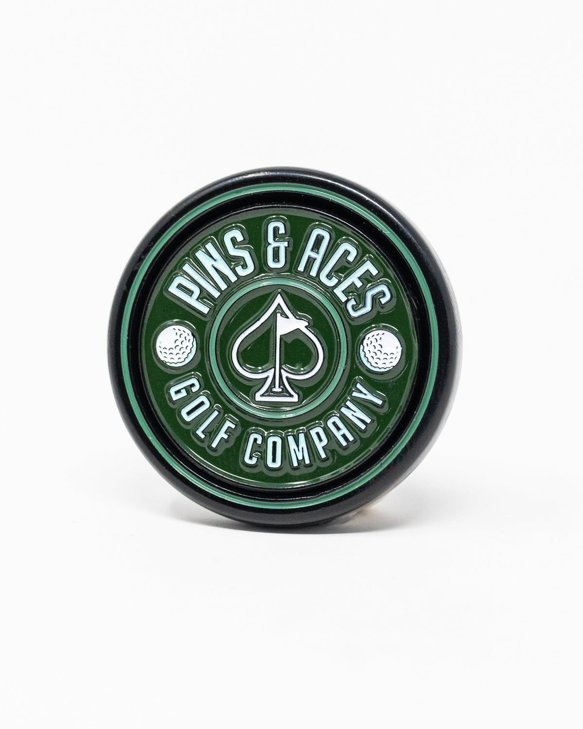 Pop Out Medallion Ball Marker - Green