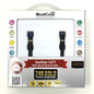 QualGear Cat 7 Ethernet cable retail box, 25 ft, black