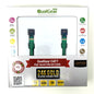 QualGear Cat 7 Ethernet cable retail box, 25 ft, green