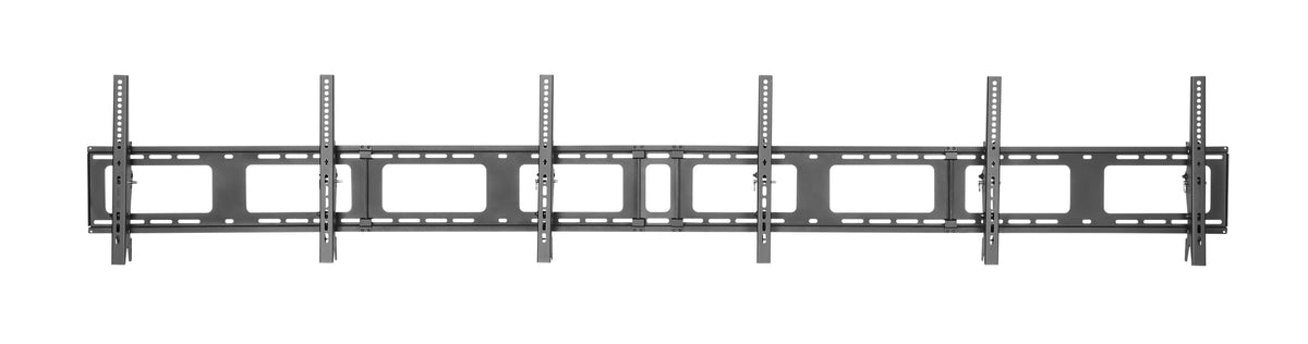 QualGear menu board tilt wall mount rail, front view