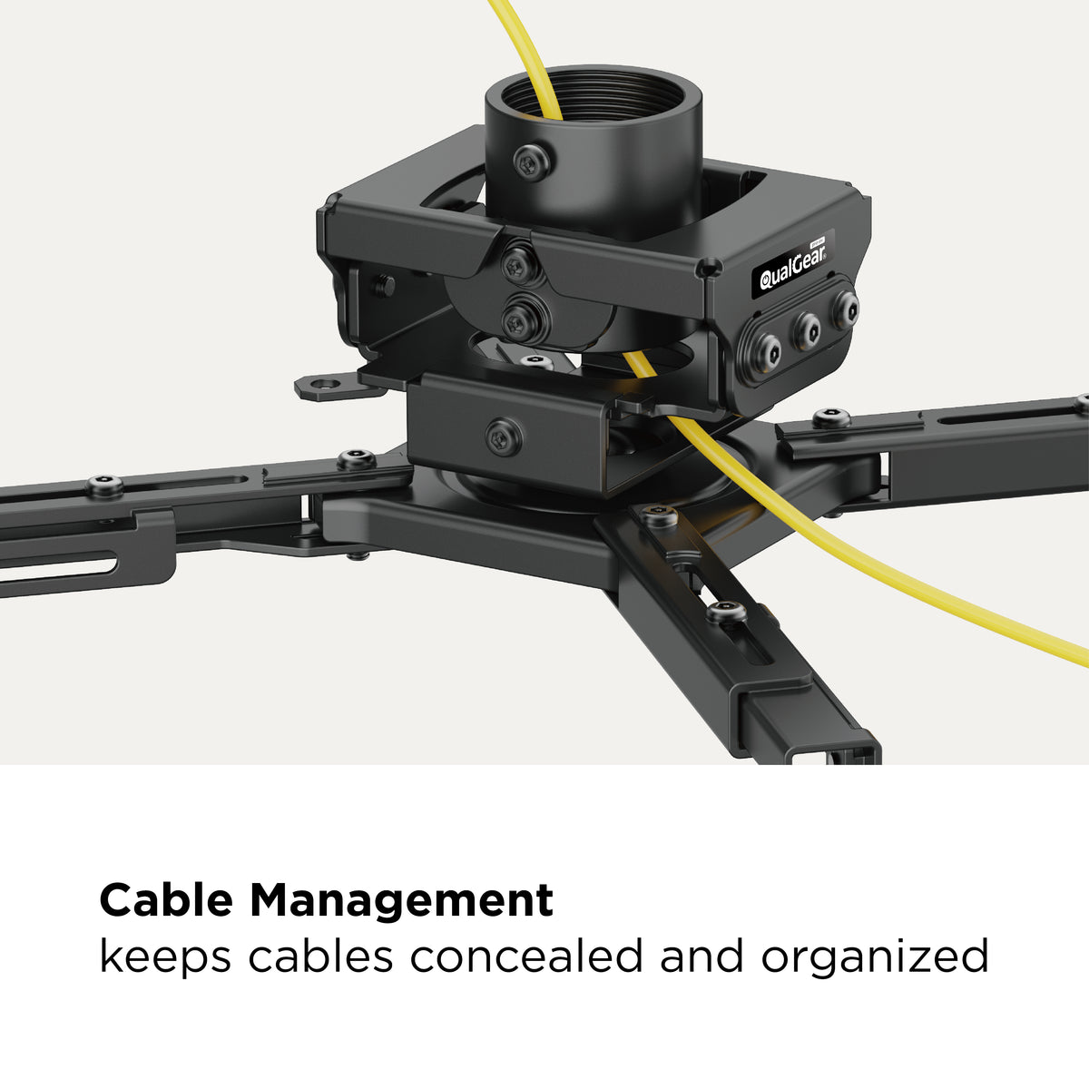 QualGear Pro-AV projector bracket black.