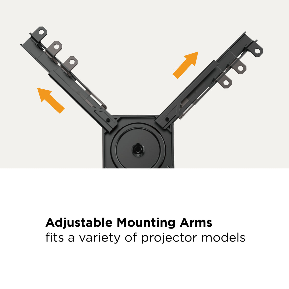 QualGear Pro-AV projector bracket black.