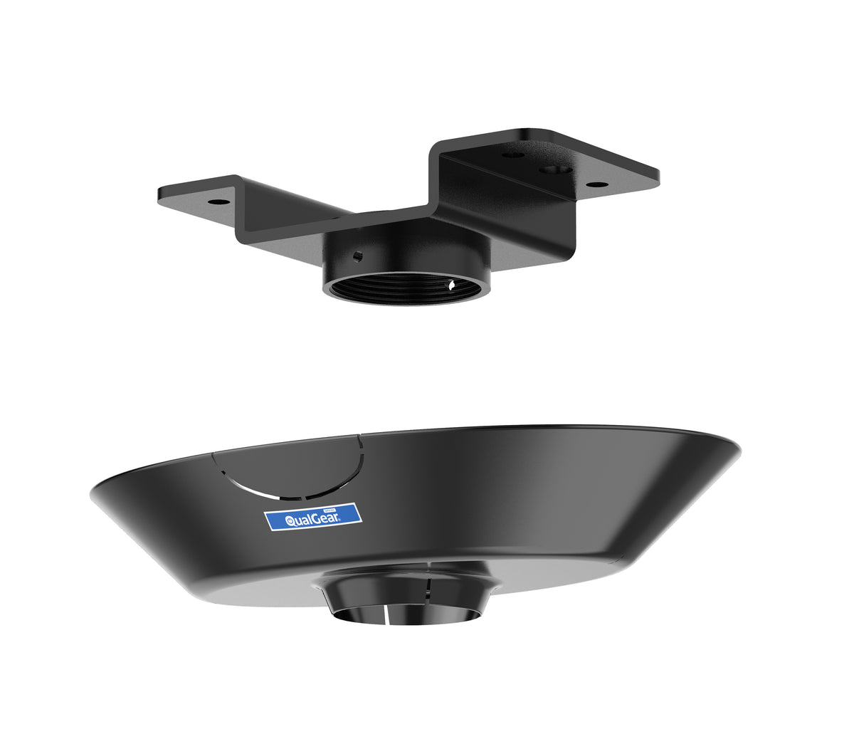 QualGear Pro-AV flat ceiling adapter black qg-pro-pm-ca-b.