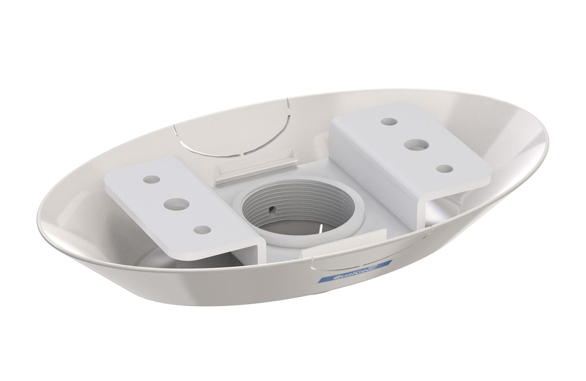 QualGear Pro-AV flat ceiling adapter white qg-pro-pm-ca-w.