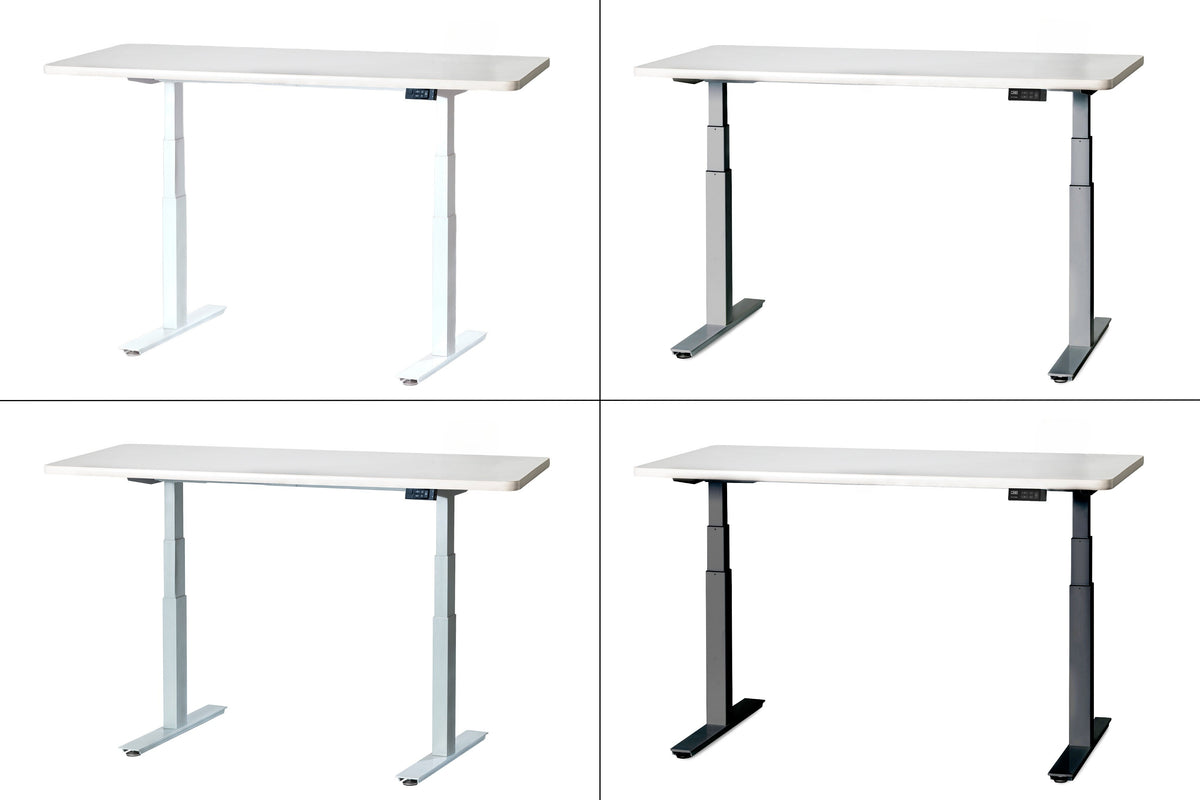 QualGear smart standing desk frame dual motor electric tabletop not included.